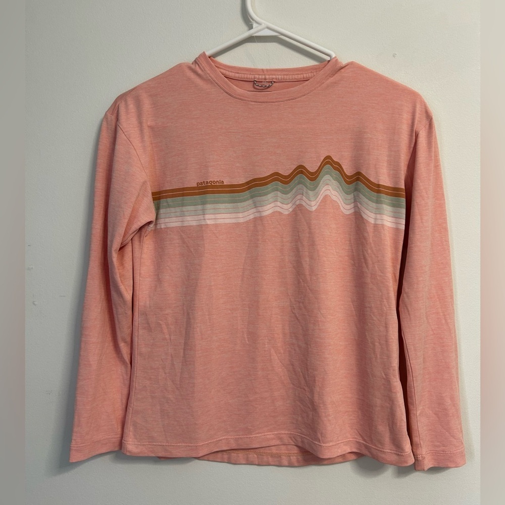 Patagonia Outdoor Pink Long‎ Sleeve Top